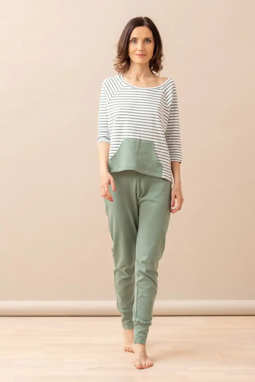 Camel-top-olive-stripes-cotton-women-yoga-6-web