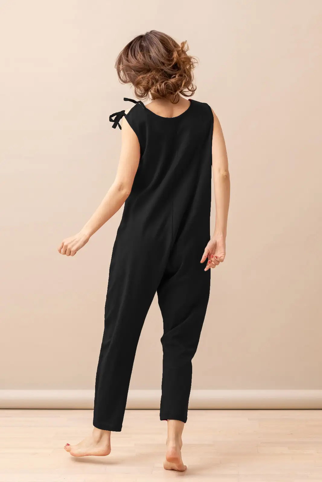 Crocodile-jumpsuit-burgundy-2021-cotton-women-yoga-4-2x3 negru