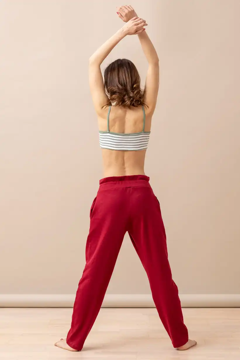 Locust-bra-olive-and-stripes-cotton-women-yoga-2-web